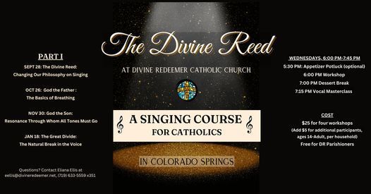 The Divine Redeemer Singing Workshop  Series