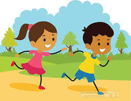 Kids running